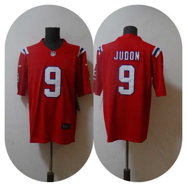 Men%27s New England Patriots #9 Matt Judon Red Vapor Untouchable Limited Stitched Jersey